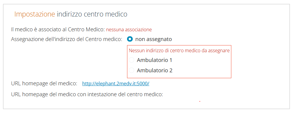 ambulatori medico centro medico